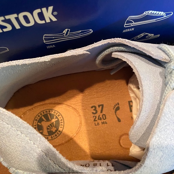 Birkenstock Gary sky blue 6 narrow new - Picture 6 of 6